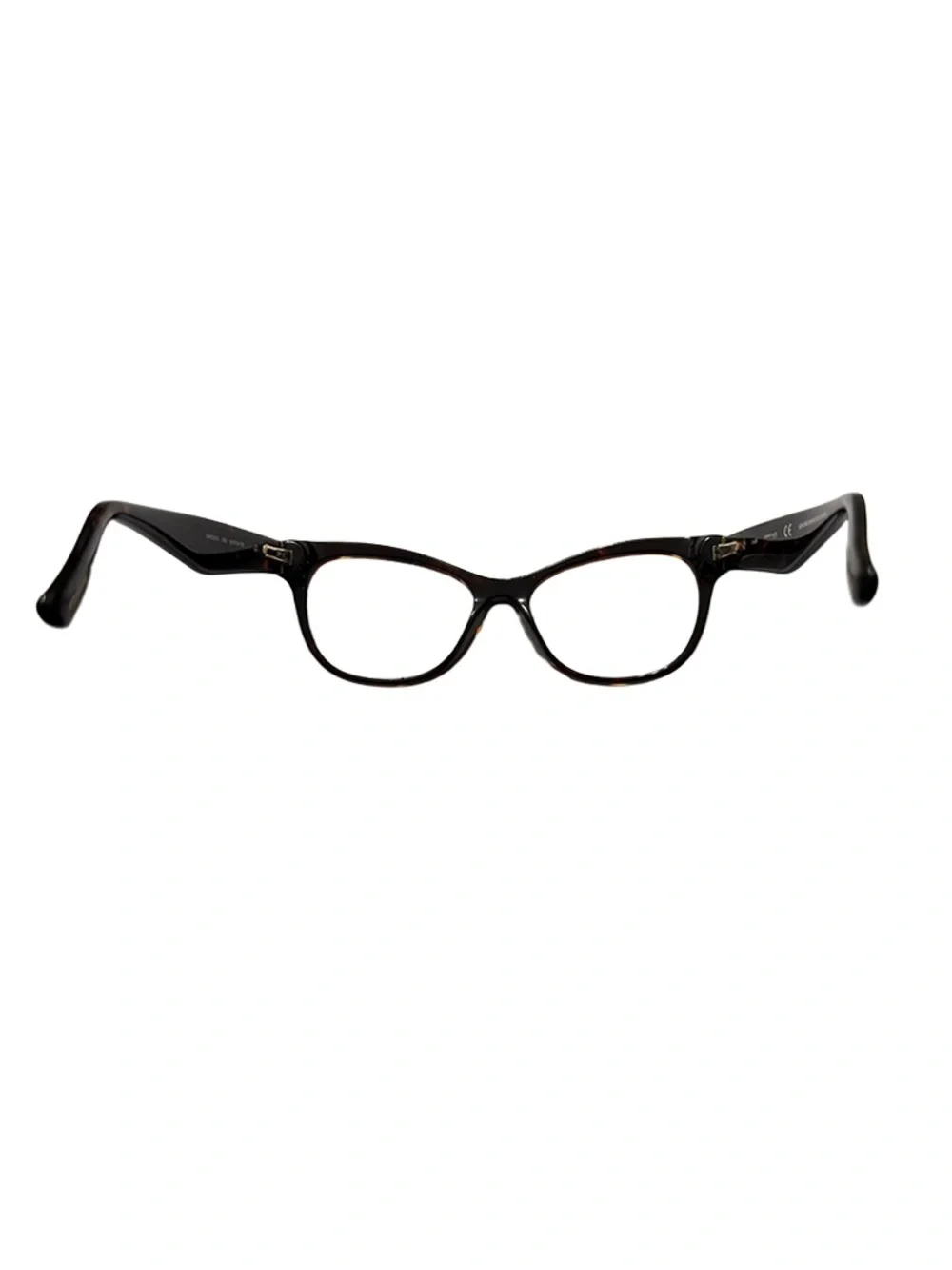 Marciano Matte Black Rounded Cat-Eye Glasses